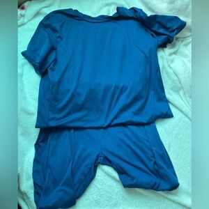 Two Piece Unbranded Cobalt Blue Set
